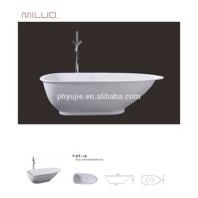 Promotional oval faux stone freestanding stone rein bath ST-19