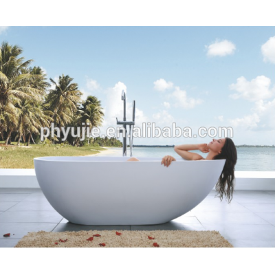 Solid surface bathtub for adult